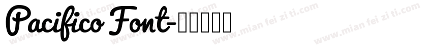 Pacifico Font字体转换